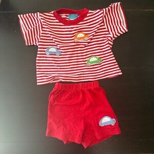 Claire & Charlie red car buggy set - size 3